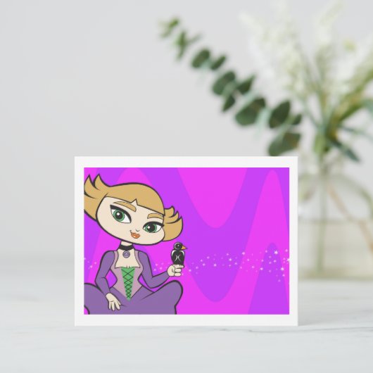 Briefkaart (Staand voorkant)