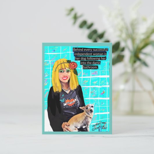 BRIEFKAART (Staand voorkant)