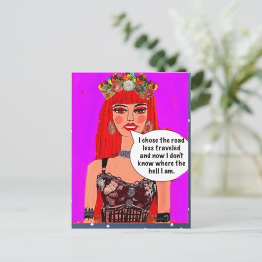 BRIEFKAART (Staand voorkant)