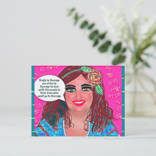 Briefkaart (Staand voorkant)