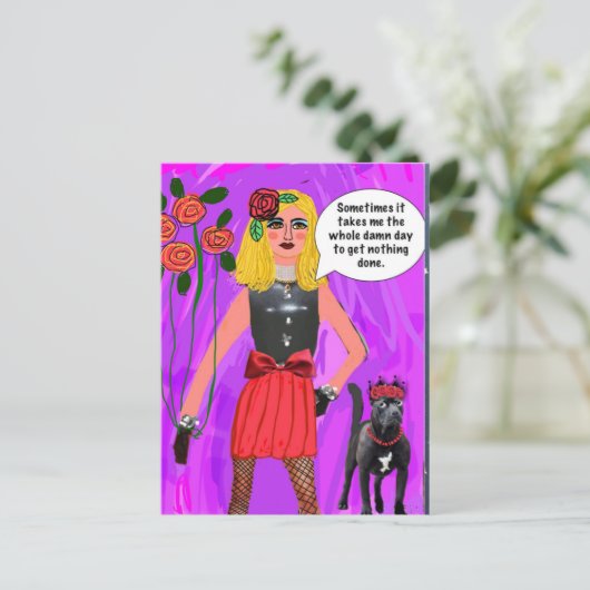 BRIEFKAART (Staand voorkant)