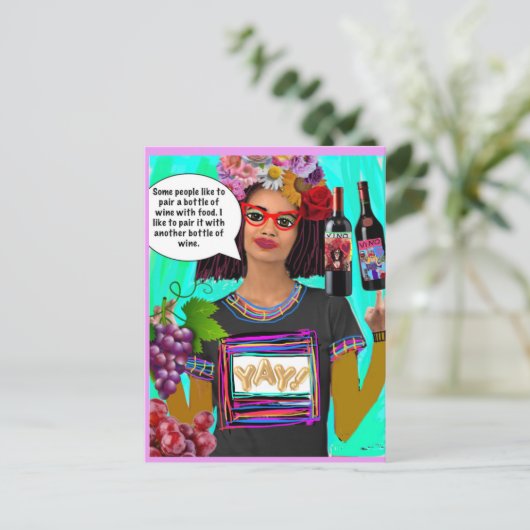 BRIEFKAART (Staand voorkant)