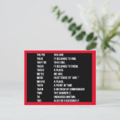 Briefkaart (Staand voorkant)