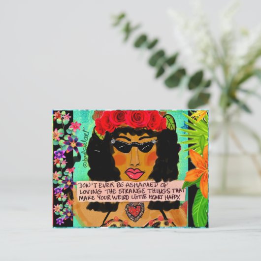 Briefkaart (Staand voorkant)