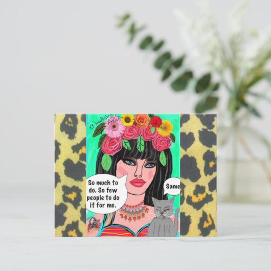 Briefkaart (Staand voorkant)