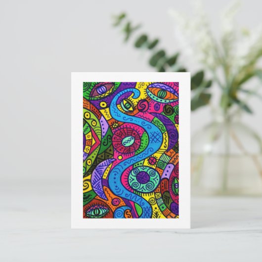 Briefkaart (Staand voorkant)