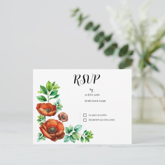 Briefkaart (Staand voorkant)