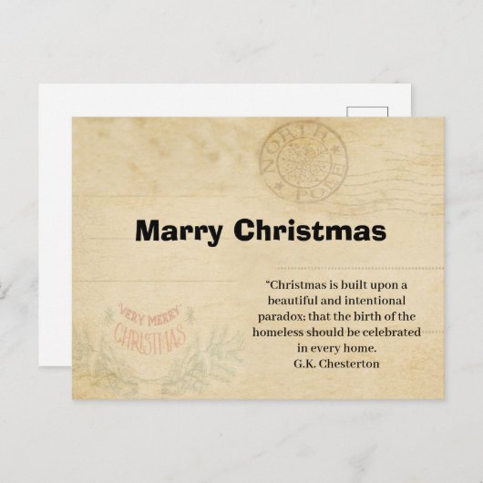 Briefkaart (Voorkant / Achterkant)