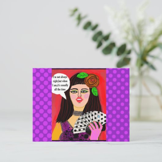 Briefkaart (Staand voorkant)