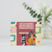 Briefkaart (Staand voorkant)