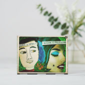 Briefkaart (Staand voorkant)