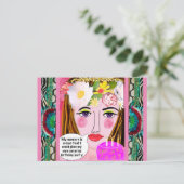 Briefkaart (Staand voorkant)