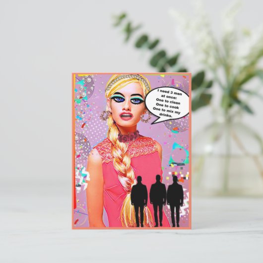 BRIEFKAART (Staand voorkant)