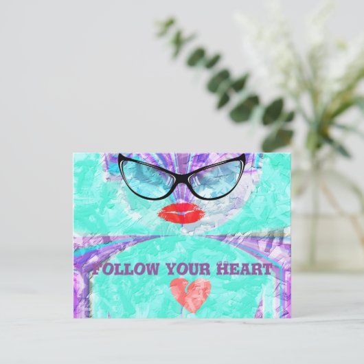 Briefkaart (Staand voorkant)