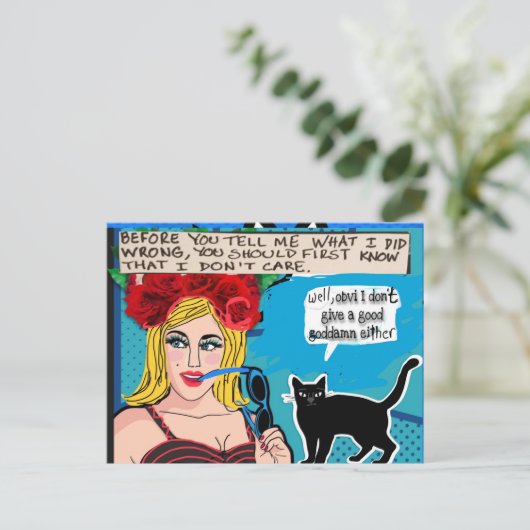 Briefkaart (Staand voorkant)