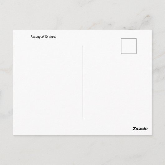 briefkaart (Achterkant)