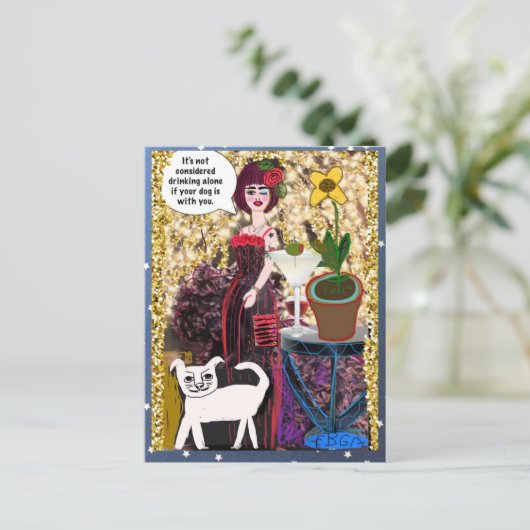 BRIEFKAART (Staand voorkant)