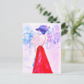 Briefkaart (Staand voorkant)