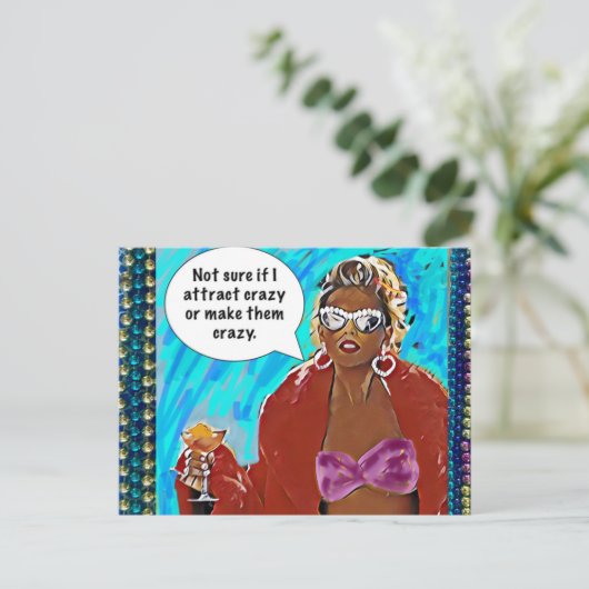 Briefkaart (Staand voorkant)