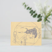 Briefkaart (Staand voorkant)