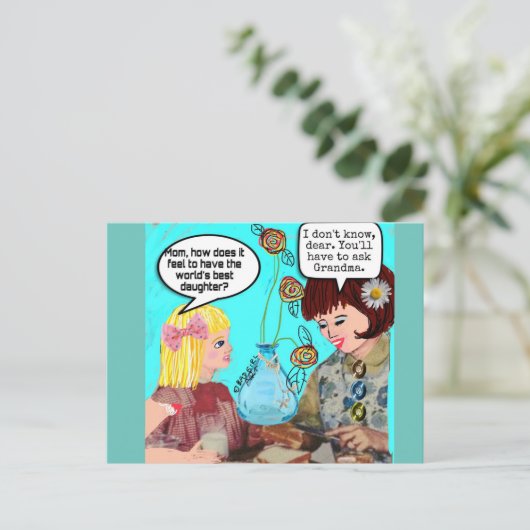 Briefkaart (Staand voorkant)