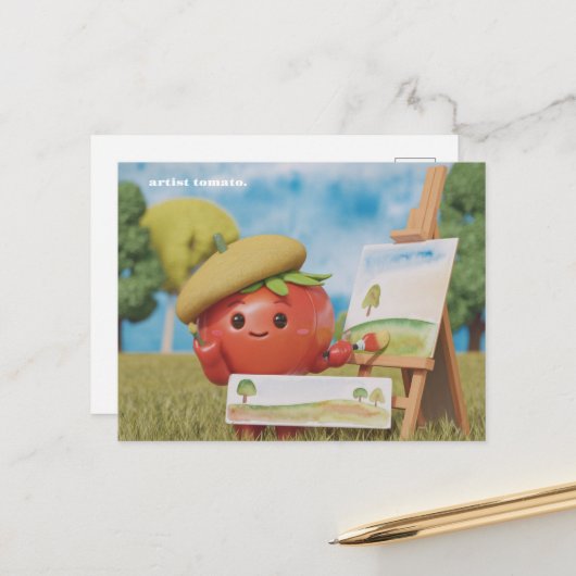 Briefkaart (Voorkant / Achterkant in situ)