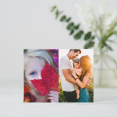 Briefkaart 2 Foto Edge Print Sjabloon (Staand voorkant)