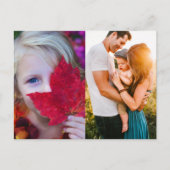 Briefkaart 2 Foto Edge Print Sjabloon (Voorkant)