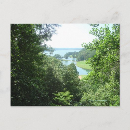 Briefkaart 3 van het meer Arrowiad (Voorkant)