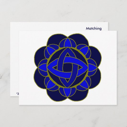 briefkaart "3rd Eye Chakra" (Voorkant / Achterkant)