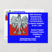 briefkaart 400e bijlage. Eerste Pools - Gepersonal (Voorkant / Achterkant)