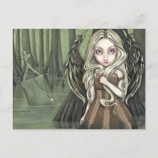 briefkaart "A Tomb in the Swamp" (Voorkant)