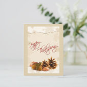 Briefkaart Aangepaste Thanksgiving (Staand voorkant)