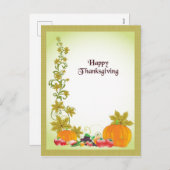 Briefkaart Aangepaste Thanksgiving (Voorkant / Achterkant)