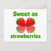Briefkaart aardbeien (Voorkant)