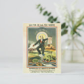 Briefkaart Absinthe Ban Frankrijk (Staand voorkant)