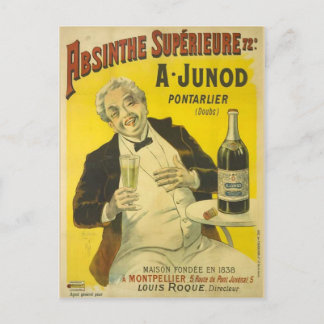 Briefkaart Absinthe Junod