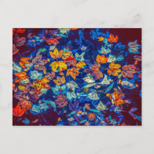 briefkaart abstracte bladeren