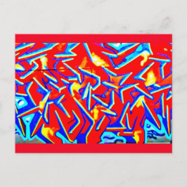 Briefkaart-Abstracte/Misc-Graffiti Galerij 103 Briefkaart