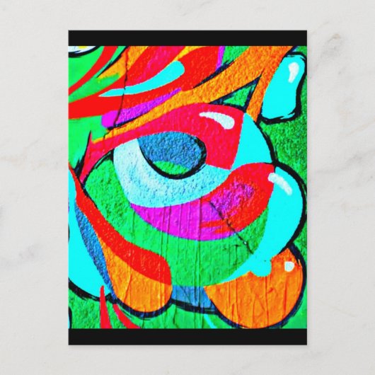 Briefkaart-Abstracte/Misc-Graffiti Galerij 106 Briefkaart (Voorkant)