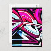 Briefkaart-Abstracte/Misc-Graffiti Galerij 110 Briefkaart (Voorkant / Achterkant)