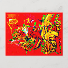 Briefkaart-Abstracte/Misc-Graffiti Galerij 16 Briefkaart