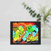 Briefkaart-Abstracte/Misc-Graffiti Galerij 19 Briefkaart (Staand voorkant)