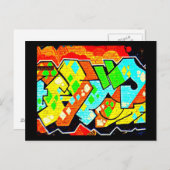 Briefkaart-Abstracte/Misc-Graffiti Galerij 19 Briefkaart (Voorkant / Achterkant)