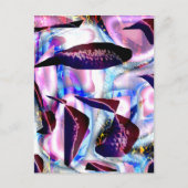 Briefkaart abstracte Oceaan (Voorkant)