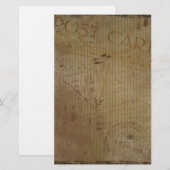 Briefkaart Achtergrond Journal Scrapbooking Briefpapier (Voorkant / Achterkant)