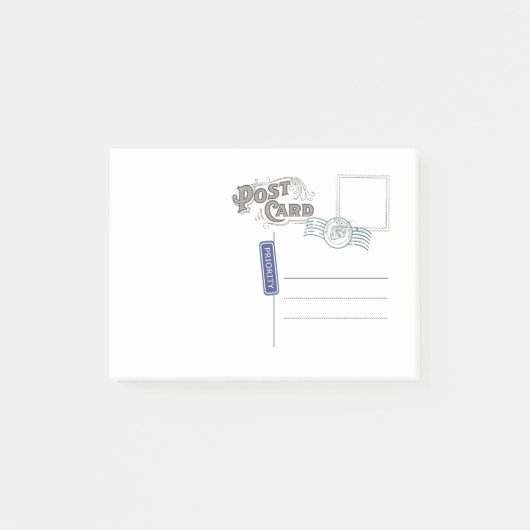 Briefkaart Achterzijde Post-it® notes 4 x 3 (Voorkant)