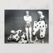 Briefkaart Acrobat en Clowns (Voorkant)