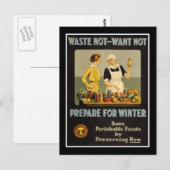 Briefkaart afval niet-willen niet WW1 (Voorkant / Achterkant)