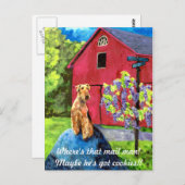 Briefkaart Airedale Barn (Voorkant / Achterkant)